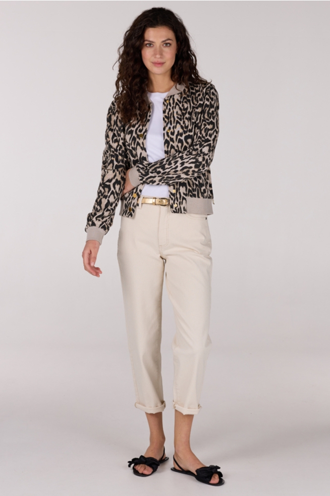 SONJA SS25 JASJE HVA 274 BOMBER 000130 SAND